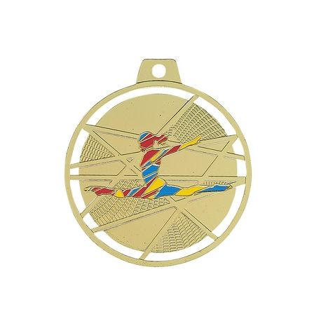 Médaille Gymnastique colorée -70MM