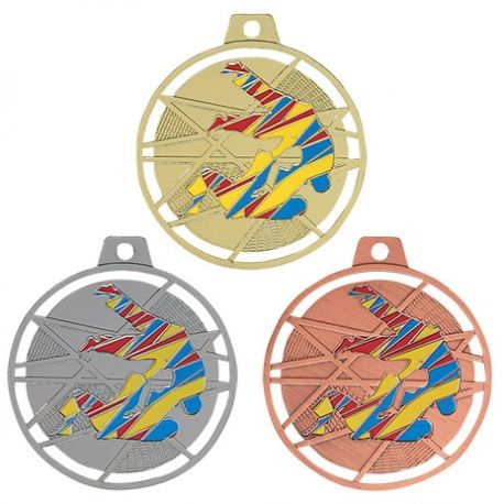 Médaille Judo colorée -70MM