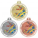 Médaille Judo colorée -70MM