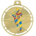 Médaille Rugby colorée -70MM