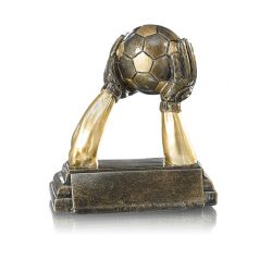 Trophée Goal doré personnalisable