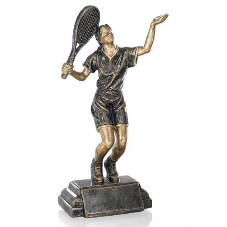 Trophée Tennis féminin 25 cm