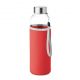 Bouteille en verre 500 ml personnalisée + pochette