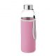 Bouteille en verre 500 ml personnalisée + pochette