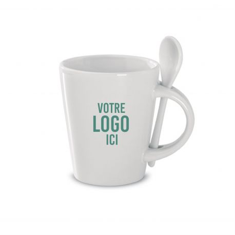 Mug + cuillère personnalisable