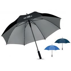 Parapluie Ø120cm intérieur argenté