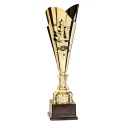 Trophée échecs dorée 44 cm