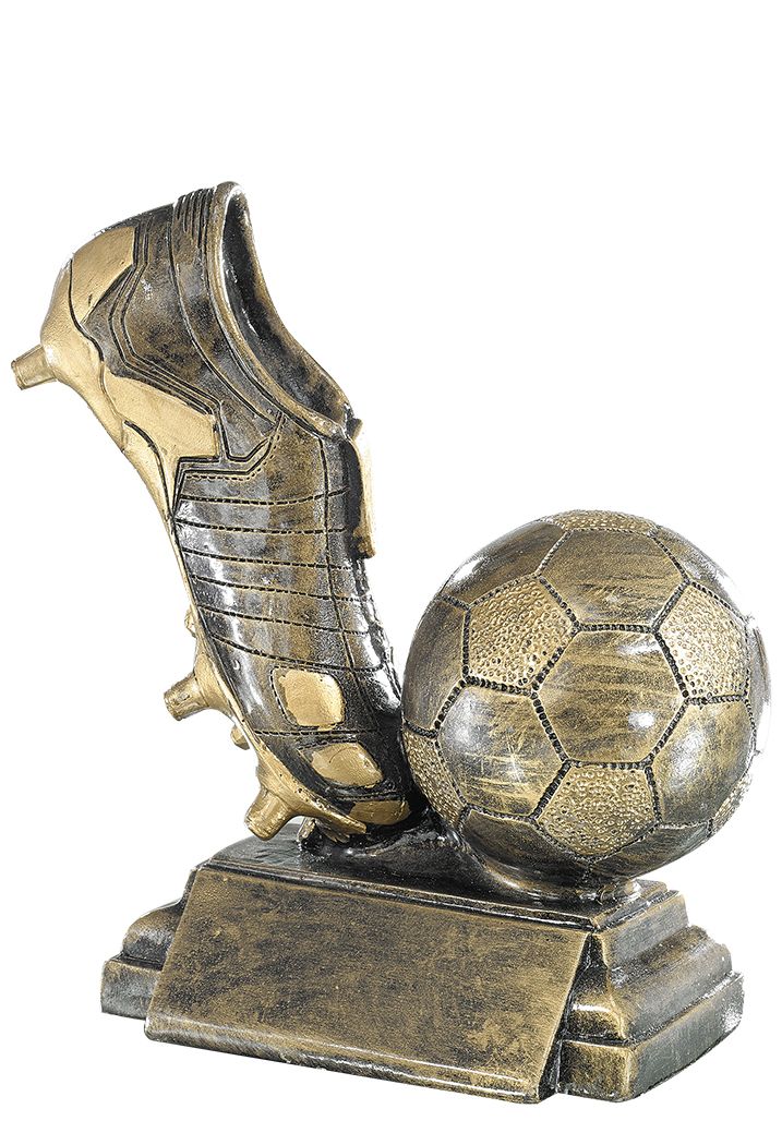 Trophée Football Gardien De But 18 Cm Or - Plaque Personnalisable Offerte