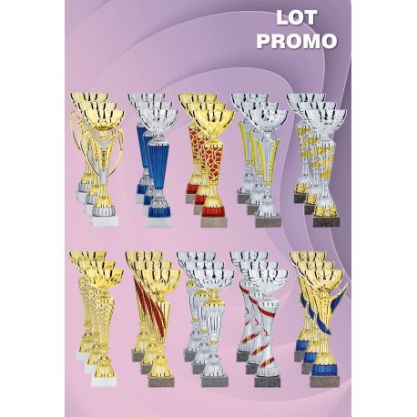 Lot de 30 coupes Fabicado