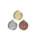 Médaille 1,2,3 - Couleur Or, Argent et Bronze - 32MM