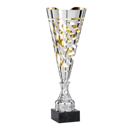 Trophée argent motif ajouré