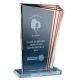Trophée Verre personnalisable Or, Argent, Bronze